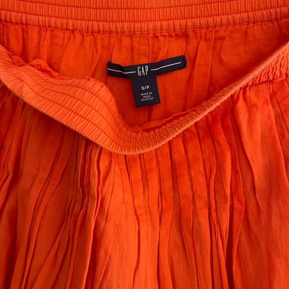Orange,ruffle skirt - Picture 2 of 2
